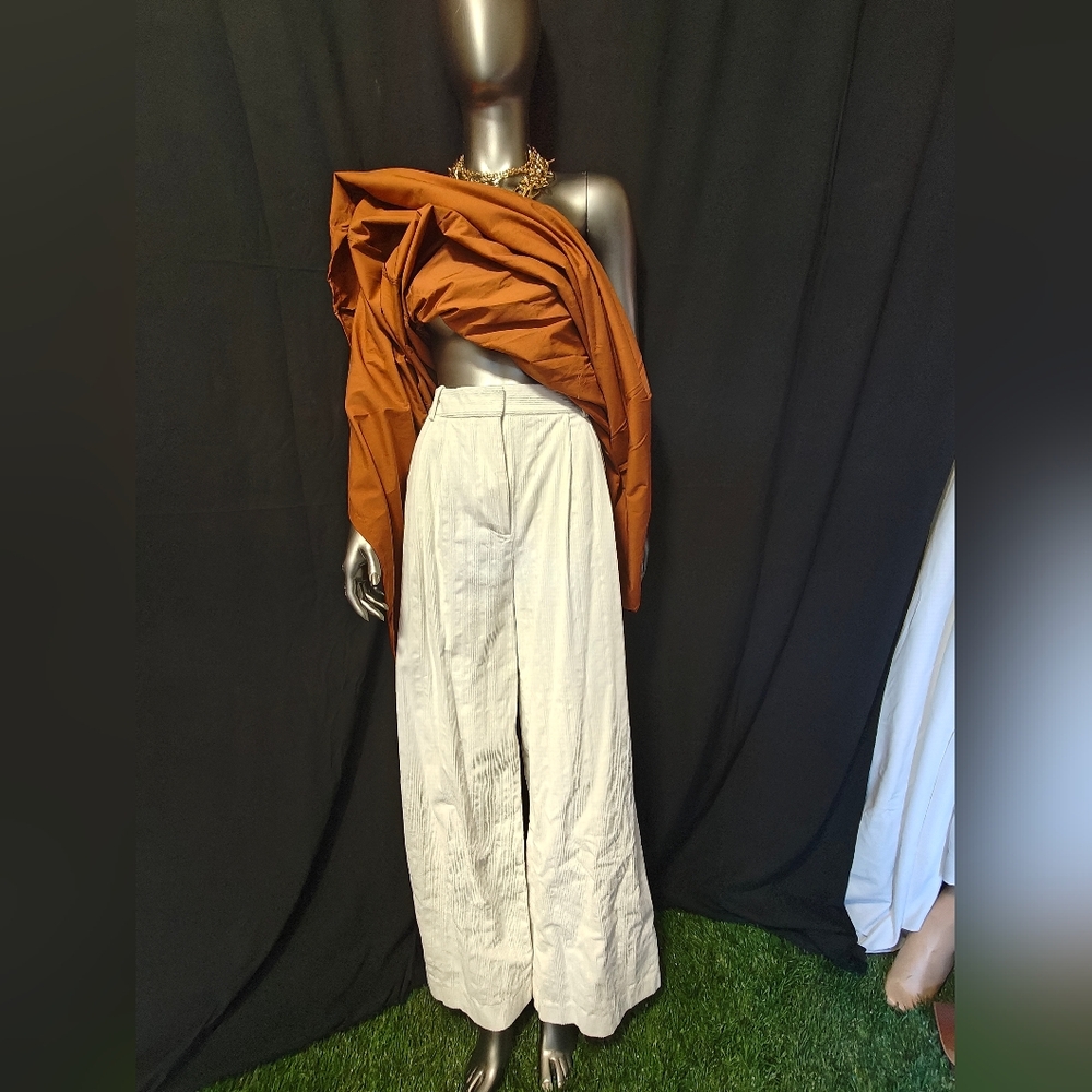 High Rise Wide Leg Corduroy Pants